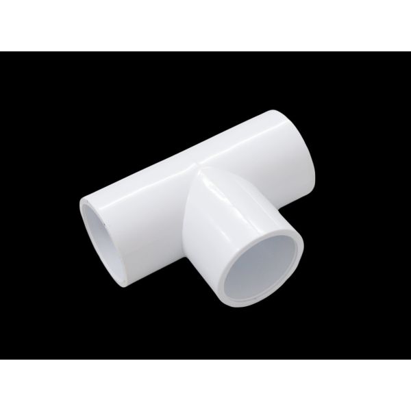 1" Tee Pipe Fittings Underground Massage bath PVC Tee Fittings Three Way Plumbing Connector