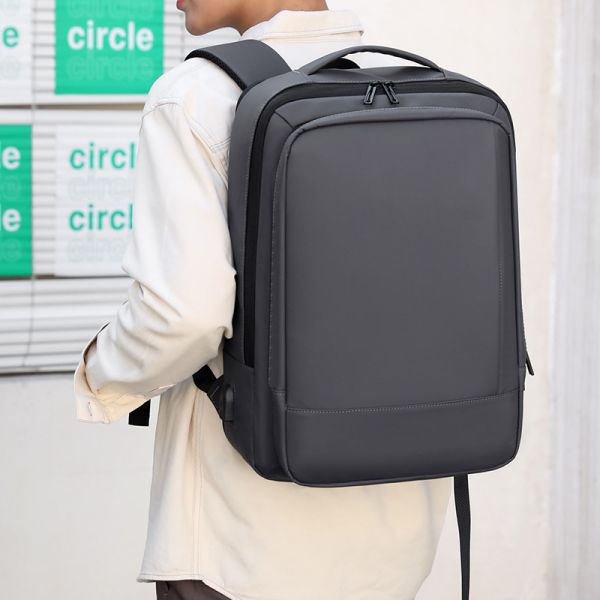 Business Laptop Backpack Waterproof Large Capacity For Men