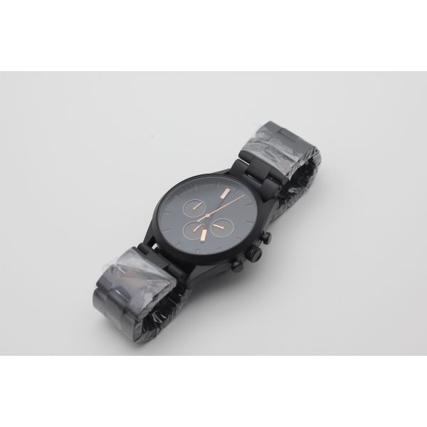 Poliahsed silver stainless steel 3atm water resistant oem montre homme