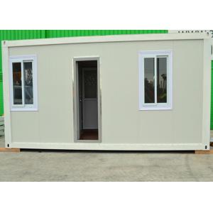 Shutter Windows Storage Container Houses , Freight Storage Containers With