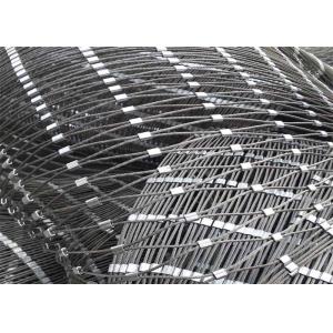 2.0mm Thickness 2m Height Flexible Stainless Steel Rope Mesh Fence For