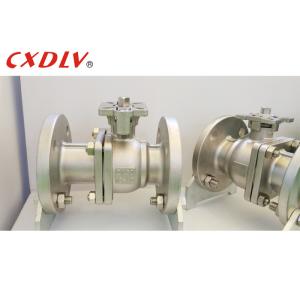 PN40 CF8 WCB Water Ball Valve PTFE Seat Investments Casting