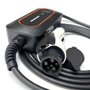 Portable Type 1 EV Charger 8A 10A 13A 16A Adjustable With Schuko Plug