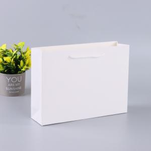 Custom Logo Luxury Black Gift Bags Recyclable Glossy Coated