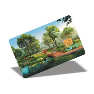 Access Control Atmel Blank White Plastic Cards ISO14443b Protocol AT88SC6416CRF