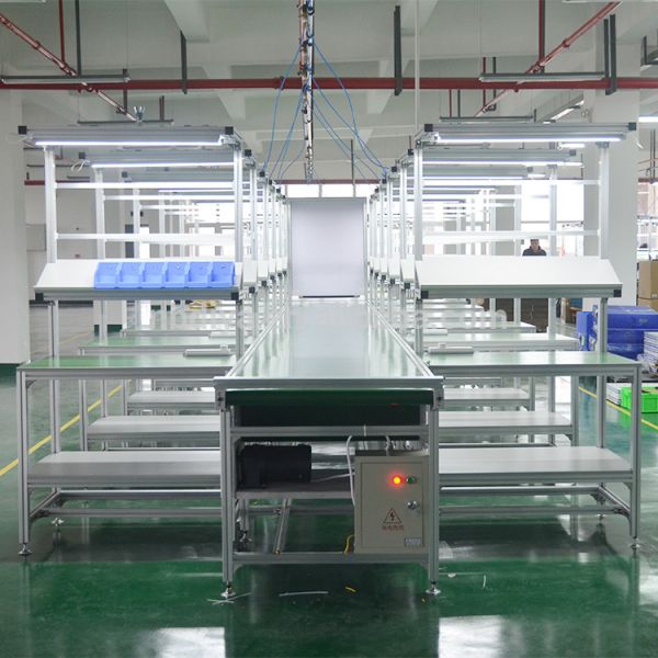Low Power Lean Assembly Workstations DY13 With Vertical Conveyor