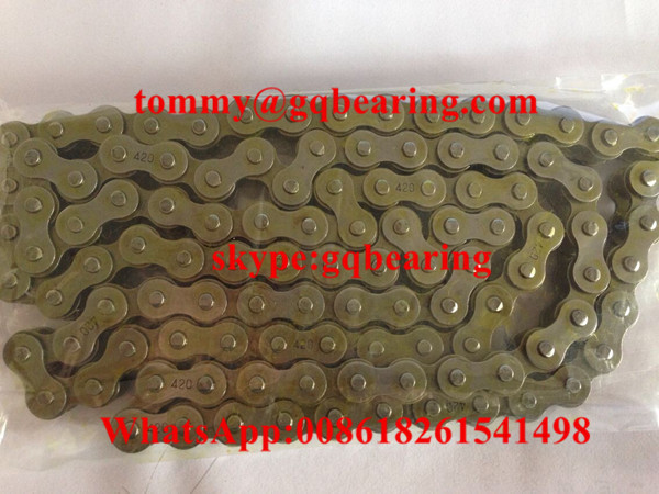 12.7mm Pitch 40MN 428H Motorbike Chain Nickel Plated ISO9001