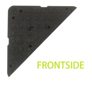 large rubber mats rubber gully grating triangular cover embedded with 5 mm steel