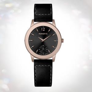 China Water Resistence trendy ladies luxury watches with leather strap on sale