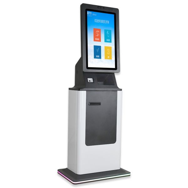 32inch Hotel Airport Check In Ticket Printer Kiosk with Self Service Touch