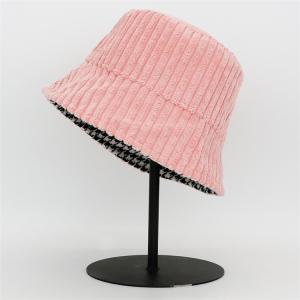 High Auality Corduroy Reversible Bucket Hat Unisex Cotton Twill Canvas Sun