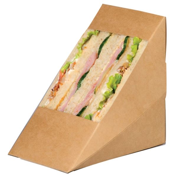 Buy Matt Lamination Firm Light Sandwich Paper Box 4.8''X4.8''X2.8'' With Window at wholesale prices