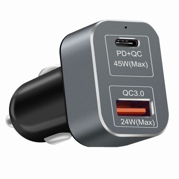 Type C PD Laptop 69W QC 3.0 Usb Cell Phone Car Charger