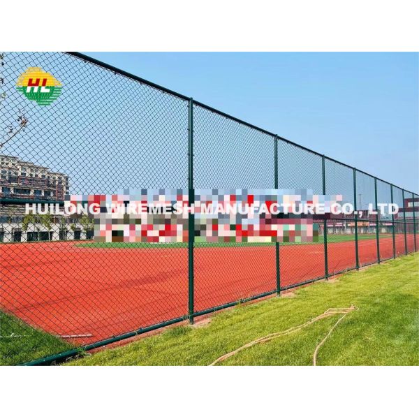 Buy 1-3/4"x 9ga x 10ft tall  Mesh Sports Court Chain Link Fence System at wholesale prices