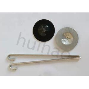 Aluminum J Hook 95mm Pin Solar Panel Clips Bird Guard With Self Locking Washer