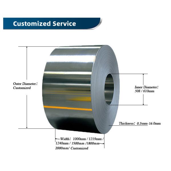 Q355b Dx51d Z100 Galvanised Steel Strip ID 610mm