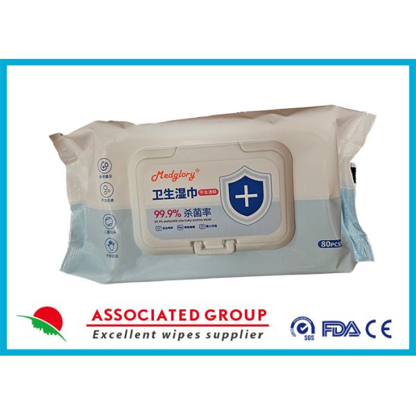 Buy Custom Surface Cleaning Alcohols Technical Anti Bacterial Adult Wet Wipes Biodegradable Disposable Isopropyl Alcohol at wholesale prices