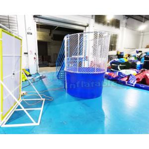 Tarpaulin Inflatable Water Dunk Tank Interactive Dunker Machine