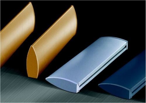 Buy Bullet Shaped Metal Ceiling Baffles Aluminium Suspended V Shaped at wholesale prices