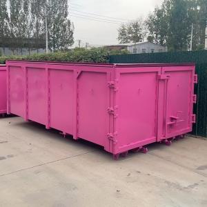 Heavy Duty Roll Off Dumpster 10 - 40 Yard Reinforced Steel Construction Debris