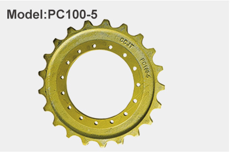 Komatsu PC100-5 Track Drive Sprocket Excavator Undercarriage Components