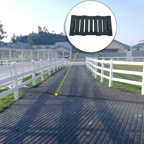 Customized Epdm Rubber Grating Mat For Water Channel Anti-Slip Rubber Mats