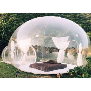 0.8mm clear PVC Inflatable Bubble Tent with 2m tunnel