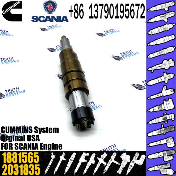 Diesel Engine Fuel Common Rail Scania Injector 2030519 1933613 2872544 2057401 2031835 1881565