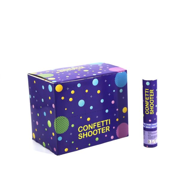 Circle Paper Birthday Party Confetti Cannon Poppers 20cm For Decoration
