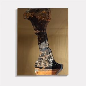 China Spatial Aesthetics Wall Decor High-End Hotel Restaurant Metal Backdrop Furniture on sale