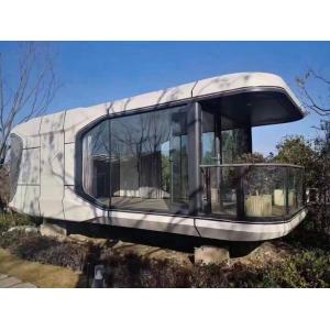 Custom Outdoor Pod Space Capsule with Rock Wool Sandwich Panel Wall from