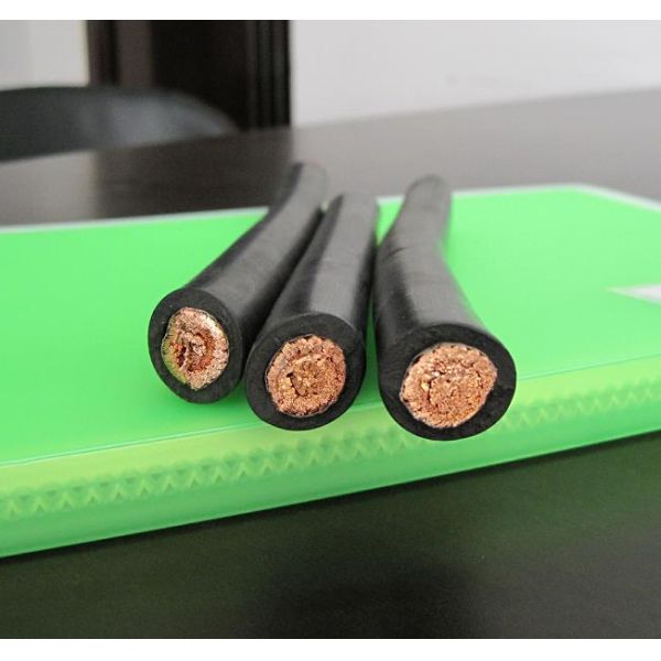 Copper Conductor Rubber Insulated AWG Size 1/0 Low Voltage Cable for Construction in the USA