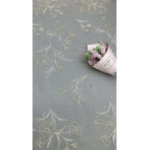 Mesh Tulle Lace With Raised Embroidery Feather Light Luxury Fabric For Ethereal