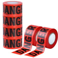 PE Plastic Barrier Tape Roll Danger Tape For Construction And Law Enforcement