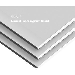 Smooth Surface Standard Gypsum Board For Standard Moisture Resistance