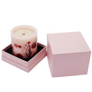 Factory Wholesale Custom Hot Sale Luxury Rigiding Textured Paper Candle Gift