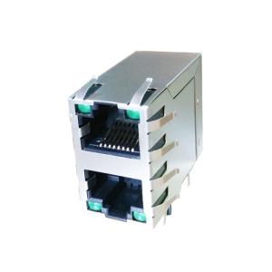 ARJM21A1-811-AA-EW2 RJ45 5G Base-TX 2x1 Jack with Magnetic ABRACON Module