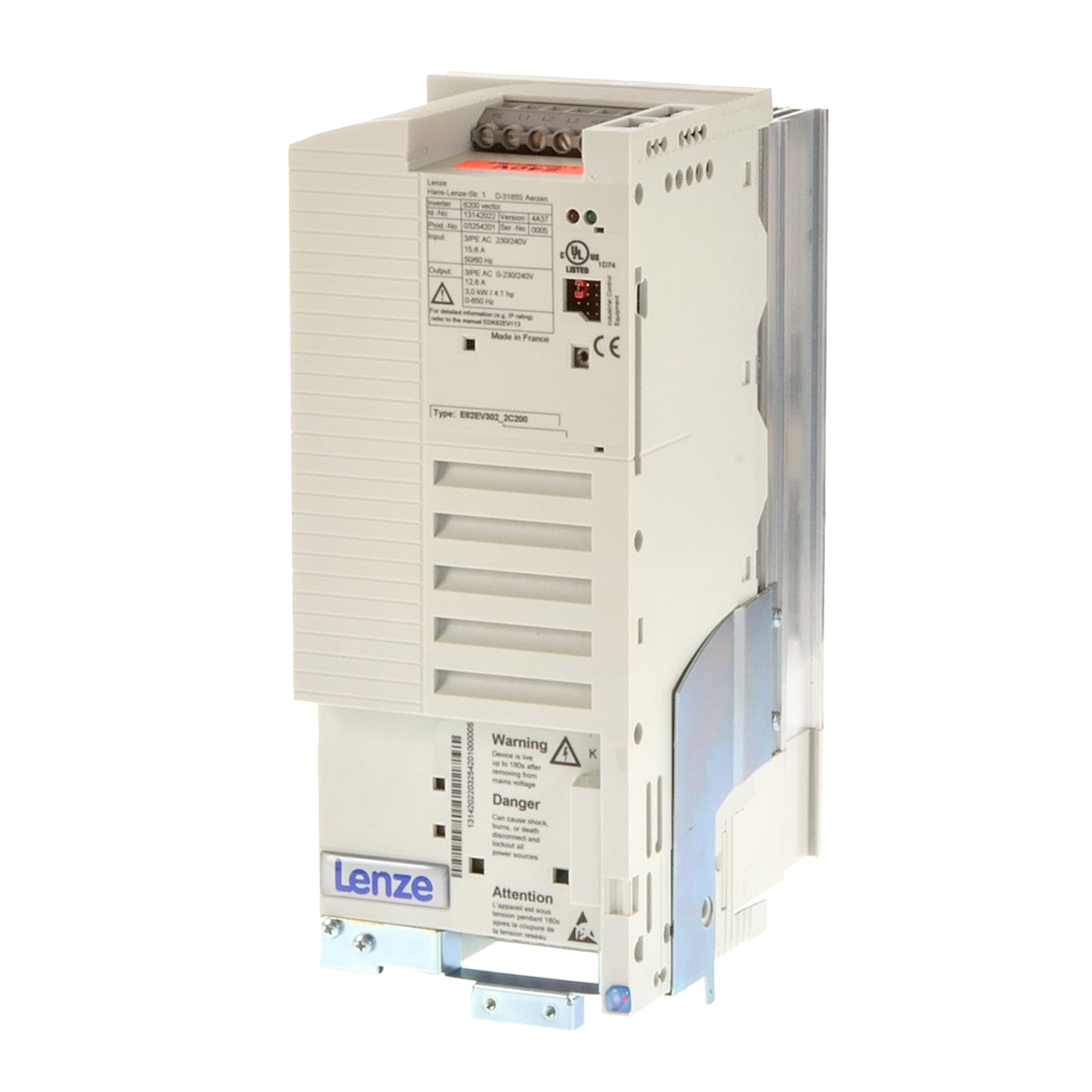 Quality LENZE FREQUENCY CONVER E82EV453K4B201 45KW AC380V NVERTER 8200 VECTOR for sale