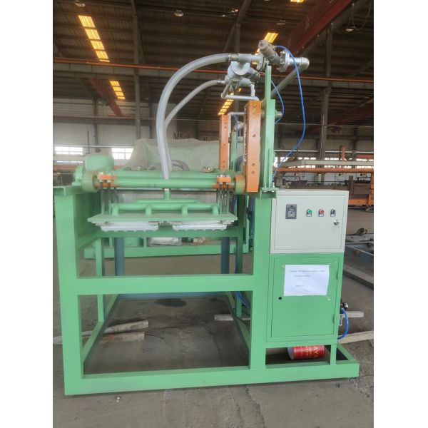 Customized 30 Holes Pulp Molding Egg Tray Machine With Aluminum Mould For Small