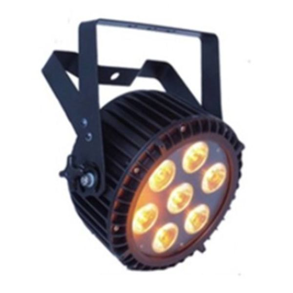 Factory sales 7pcs 12w rgbw 4in1 led outdoor par waterproof IP67par can dj disco lights