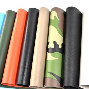 China pvc Coated Polyester Fabric Fire Retardant  for military tarpaulin anti-uv high sthengh on sale