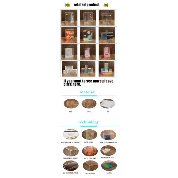 Hot Selling Custom Blank Frosted PP Packaging Box Transparent PET Box Clear PVC Plastic Box
