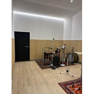 16/16/6mm Studio Room Formica Laminate Timber Perforated Acoustic Panels Wall