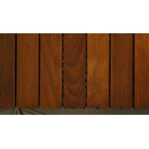 Quality teak outdoor wood flooring with plastic base for sale