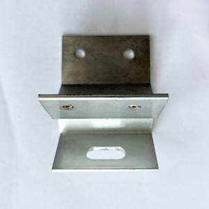 Rust Resistance ISO9001 Metal Roof Solar Clamps 60M/S Wind Load