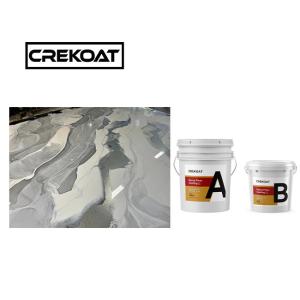 Casinos White Metallic Epoxy Floor Coating Scratch Resistant Hardener