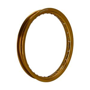 Gold Latest Retro Anodization 14x1.40 Motorcycle Wheels