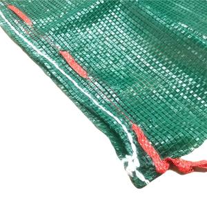 Popular Yellow Color 50x80cm Leno Drawstring Bag Plastic with or without