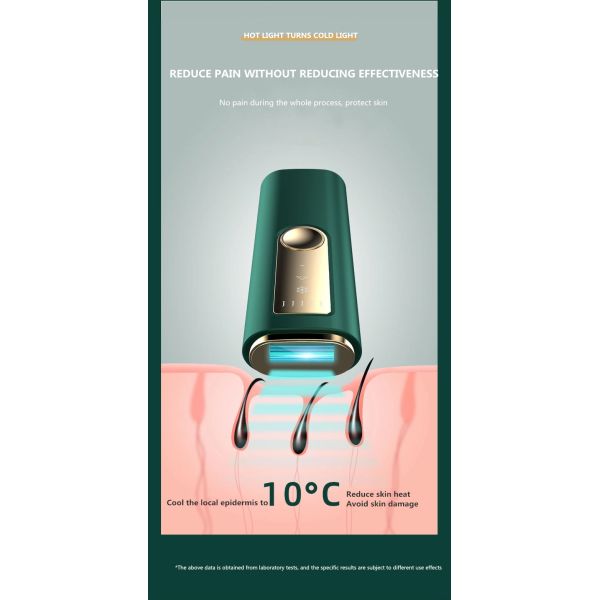 Portable Freezing point Hair Removal Epilator IPL Ice Cooling Permanent Hair Removal instrument For Home Use