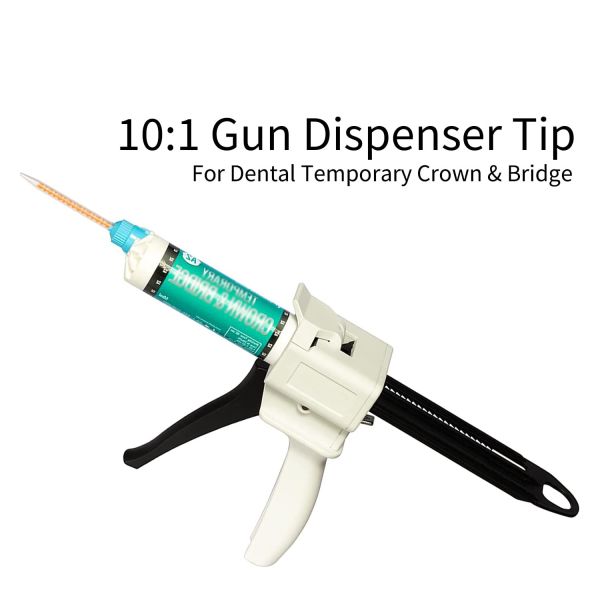 Dental Disposable Intral Oral Tip Dentist Tool Yellow Color Impression Mixing